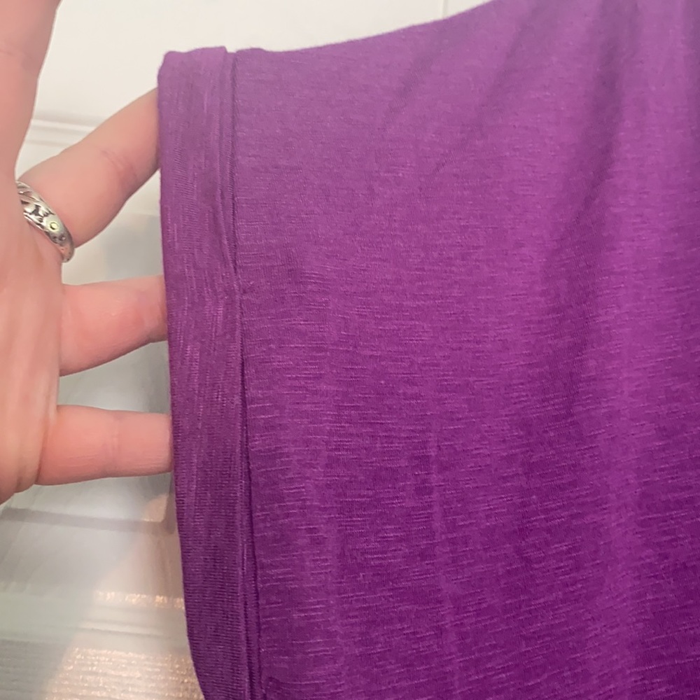 Ava & Viv Purple Tunic Top Size 2X - Picture 3 of 7